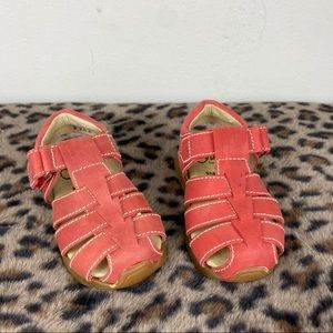 Pink Toddler Caged Sandals
